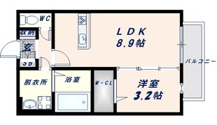 グレイス奥林Aの物件間取画像